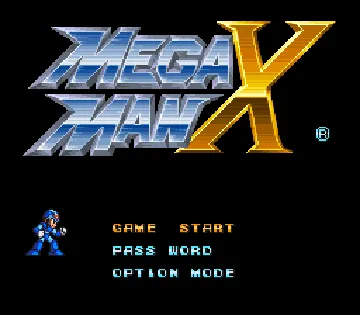 Mega Man X (USA) (Rev 1) screen shot title